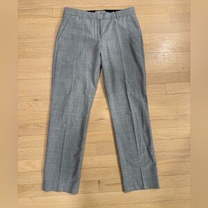 GAP True Straight Gray Chambray Slack Pants Size 4R Regular